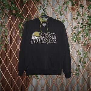 Medium-Vintage Y2K metal mulisha embroider 00s grunge hoodie